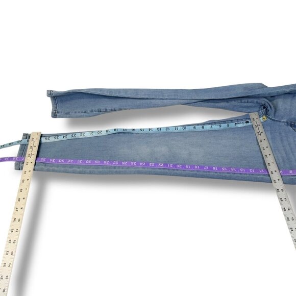 Aeropostale Jeans Womens Sz 2 Reg High Waisted Jegging Light Wash Stretch Denim - Picture 8 of 12